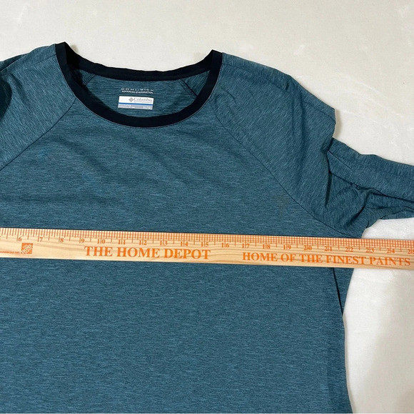 COLUMBIA Womens Omni-Wick Advanced Evaporation Long Sleeve Green Black XL - Picture 6 of 9